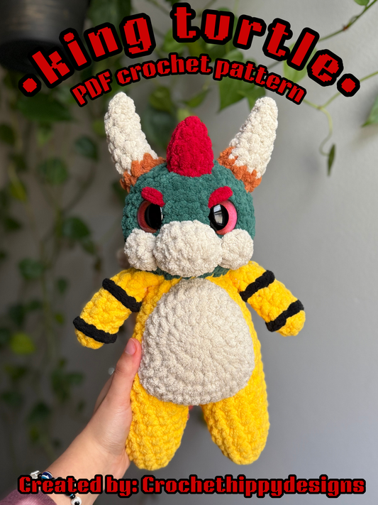 King Turtle Pattern PDF