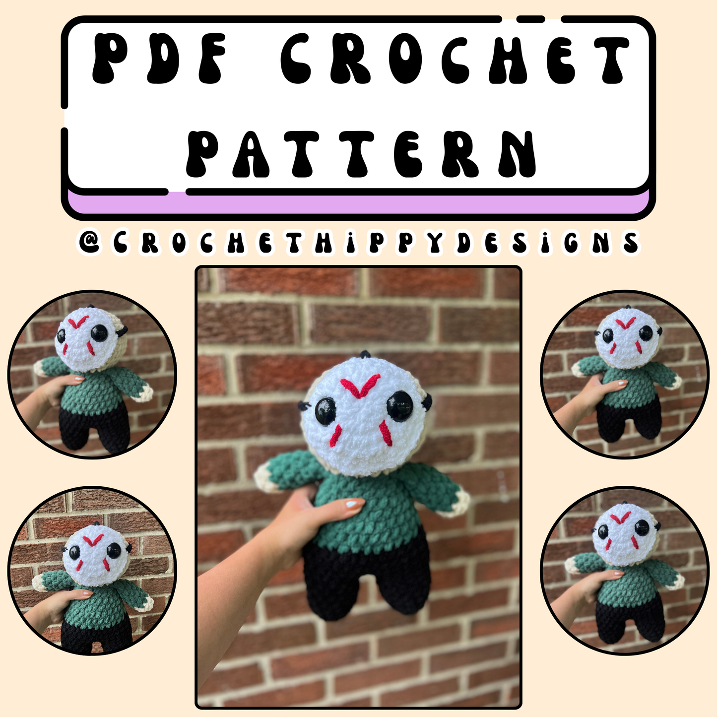 Hockey Mask Jason (Full Pattern)