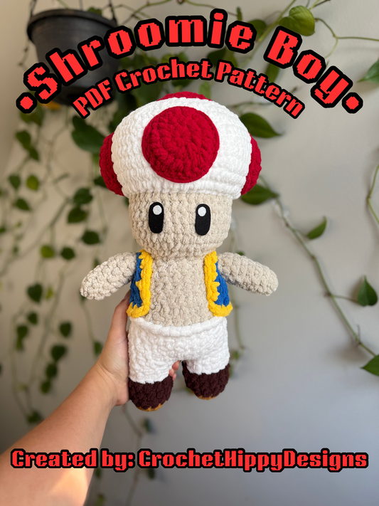 Shroomie Boy Pattern PDF