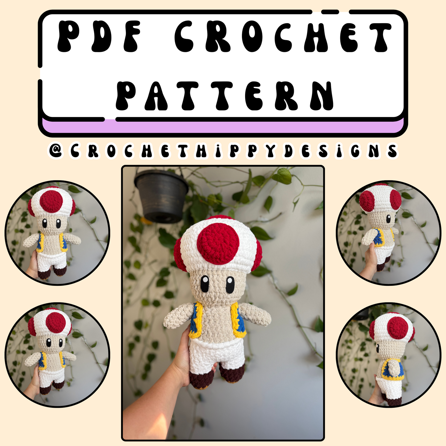 Mushroom Helper Pattern PDF