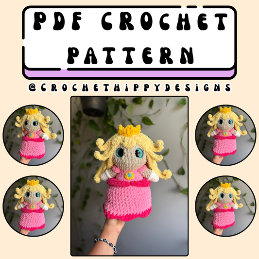 Pink Crown Princess Pattern PDF