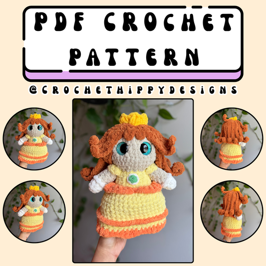 Golden crown princess Pattern PDF