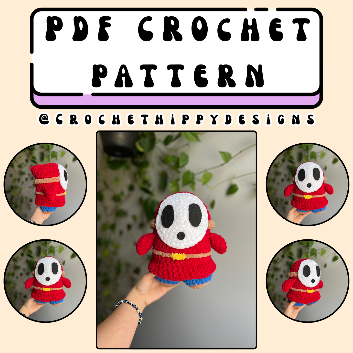 Masked Guy Pattern PDF